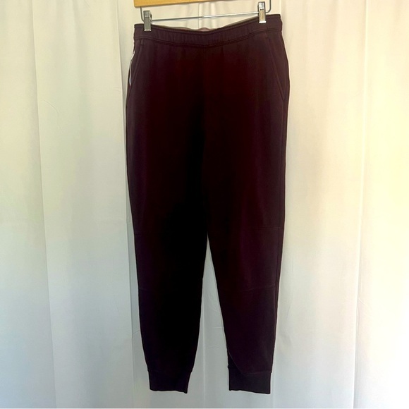 Four Laps Maroon Track Pants Men's Zip Ankle Joggers Performance 4 Laps Medium - Picture 2 of 6